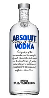 Absolut Vodka Bottle