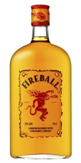 Fireball Whisky Bottle